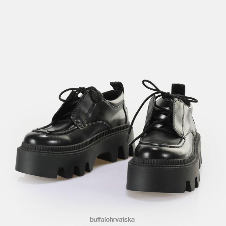crno Buffalo flora laceup lo veganska mokasina |mokasinke TDD6T766